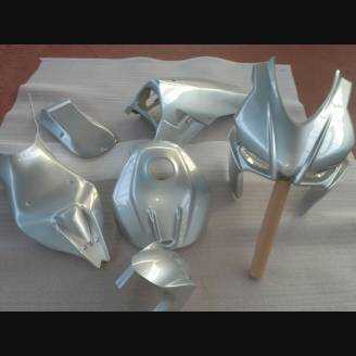 Painted Race Fairings Aprilia RSV4 2015 - 2020 in 2 Colours like the picture + stickers for free Grey - MXPCRV6936