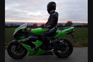 Lackierte Straße Verkleidung auf ABS kompatibel mit Kawasaki ZX6R 636 2005 - 2006 - MXPCAV6950
