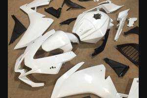 Aprilia RS 50- 125 2012 - 2014 Complete and unpainted fairings with front fender - MXPCAD6951