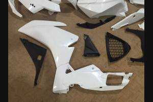 Aprilia RS 50- 125 2012 - 2014 Complete and unpainted fairings with front fender - MXPCAD6951