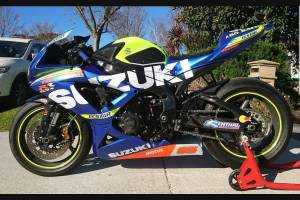 Carenage Racing Peint Suzuki Gsxr 600/750 2008 -2010 - MXPCRV7140