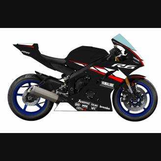 Carenage Racing Peint Yamaha R6 2017 - 2026 - MXPCRV7253