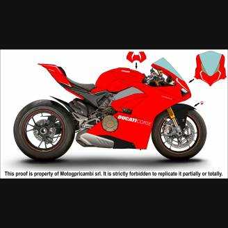 Carene stradali in abs verniciate compatibili con Ducati Panigale V4 V4S 2018 - 2019 - MXPCAV7278