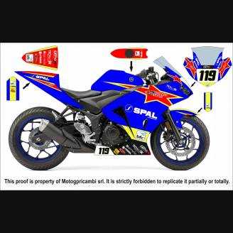 Carenage Racing Peint Yamaha R3 2015 - 2018 - MXPCRV7327
