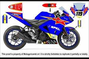 Carene Racing Verniciate Yamaha R3 2015 - 2018 - MXPCRV7327