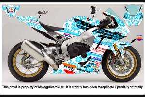 Carenage Racing Peint Honda Cbr 1000 RR 2017 - 2019 - MXPCRV7336