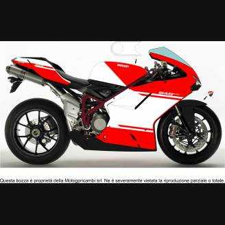 Lackierte Rennverkleidung Ducati 848 1098 1198 - MXPCRV7340