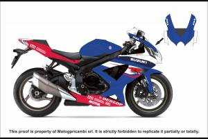 Carenage Racing Peint Suzuki Gsxr 600/750 2008 -2010 - MXPCRV7344