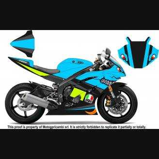 Carenado Racing Pintado Yamaha R6 2008 - 2016 - MXPCRV7345