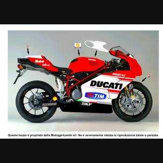Lackierte Rennverkleidung Ducati 749 999 2003 2004 - MXPCRV7348