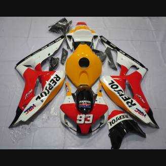 Lackierte Straße Verkleidung auf ABS kompatibel mit Honda Cbr 1000 2006 - 2007 - MXPCAV7441