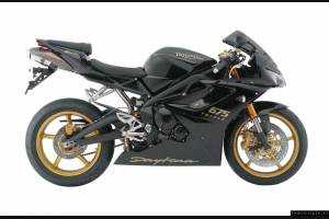 Painted street fairings in abs compatible with Triumph Daytona 675 2006 - 2008 - MXPCAV7514