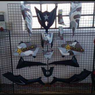 Carene stradali in abs verniciate compatibili con Yamaha T Max 530 2015 - 2016 - MXPCYT7552