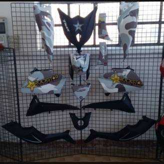 Carene stradali in abs verniciate compatibili con Yamaha T Max 530 2015 - 2016 - MXPCYT7552