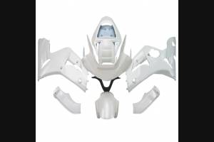 Complete and unpainted fairings in abs with front fender 