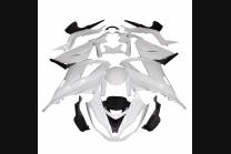 Complete and unpainted fairings in abs with front fender 