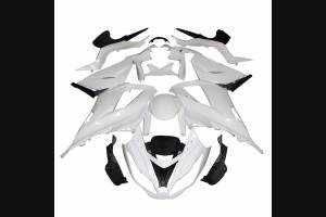 Complete and unpainted fairings in abs with front fender 