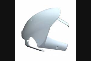 Complete and unpainted fairings in abs with back seat 