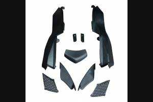 Complete and unpainted fairings in abs with back seat 
