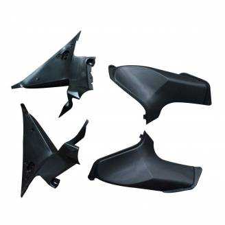 Complete and unpainted fairing in abs with front fender 