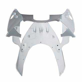 Complete and unpainted fairing in abs with front fender 