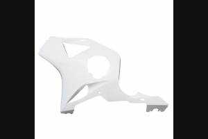 Complete and unpainted fairing in abs with front fender 