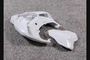 Complete and unpainted fairings with front fender INJ 