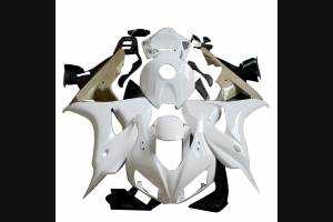 Complete and unpainted fairings in abs with front fender 