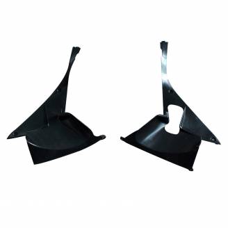 Complete and unpainted fairings in abs with front fender 