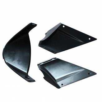 Complete and unpainted fairings in abs with front fender 