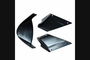 Complete and unpainted fairings in abs with front fender 