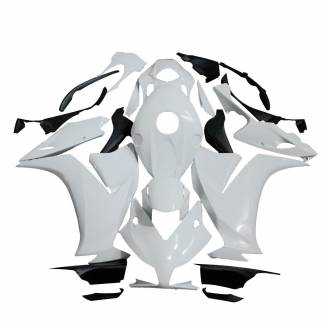 Complete and unpainted fairings in abs with front fender 