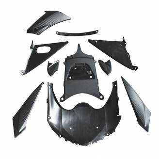 Carene abs complete di parafango da verniciare