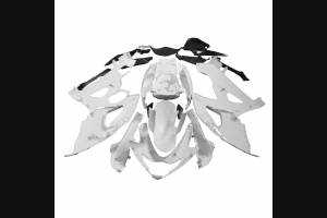 Complete and unpainted fairings in abs with front fender 