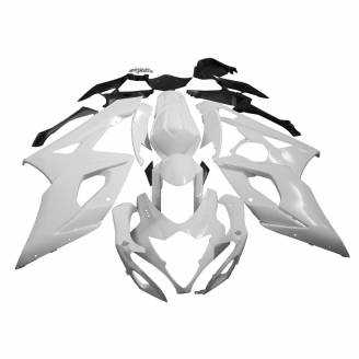 Complete and unpainted fairings in abs with front fender 