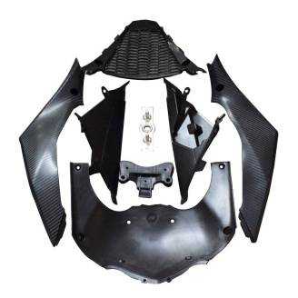 Complete and unpainted fairings in abs with front fender 