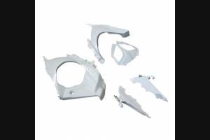 Carene abs complete di parafango da verniciare