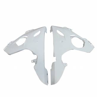 Complete and unpainted fairing in abs with front fender INJ 
