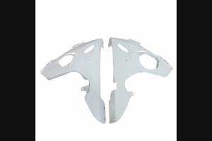 Complete and unpainted fairing in abs with front fender INJ 