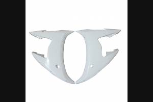 Complete and unpainted fairing in abs with front fender INJ 