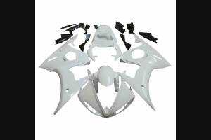 Complete and unpainted fairing in abs with front fender INJ 