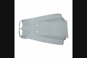 Complete and unpainted fairing in abs with front fender INJ 