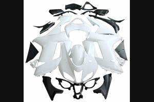 Complete and unpainted fairings in abs with front fender INJ 