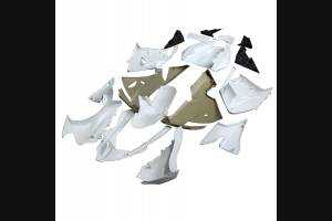 Carénages abs complets de garde-boue à peindre INJ