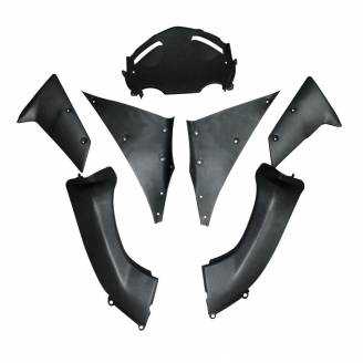 Carenados abs completo con guardabarros da barnizar INJ 