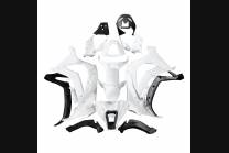 Complete and unpainted fairing in abs with front fender INJ 2