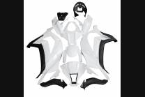 Complete and unpainted fairing in abs with front fender INJ 