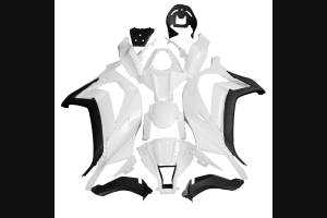 Carenados abs completo con guardabarros da barnizar ad Inezione 