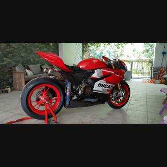 Racing Ducati 959 1299 Panigale Complete and painted fairings with back seat original seat Aruba SBK16