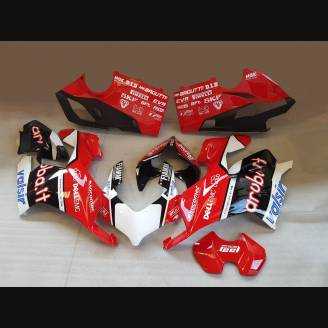 carenado ABS barnizado carrettera Ducati Panigale V4 para escape Akrapovic DUCV4AR17